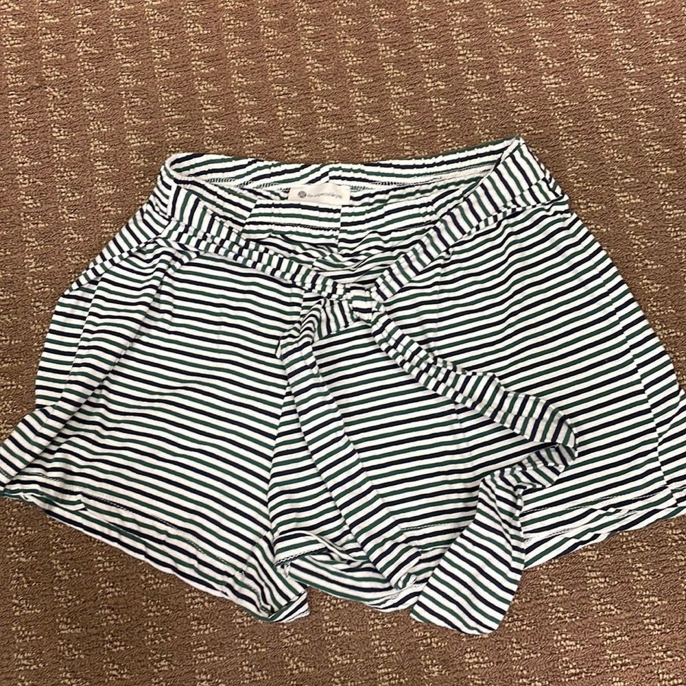 The Impeccable Pig cloth striped shorts (M)